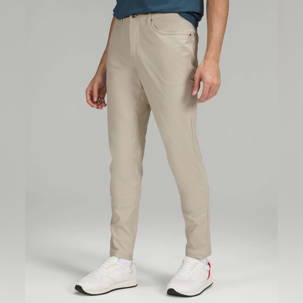 NWT Lululemon ABC Slim-Fit Pant 32" Silverstone Men’s 36 Inch Waist